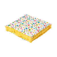 SITZKISSEN Punkte bunt 50/50/10 cm - Multicolor, Textil (50/50/10cm) - Homescapes