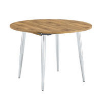 ESSTISCH ausziehbar 107-137 cm DE-40074 Weiß - Naturfarben, Holzwerkstoff (107/137/75cm) - ComfortXL