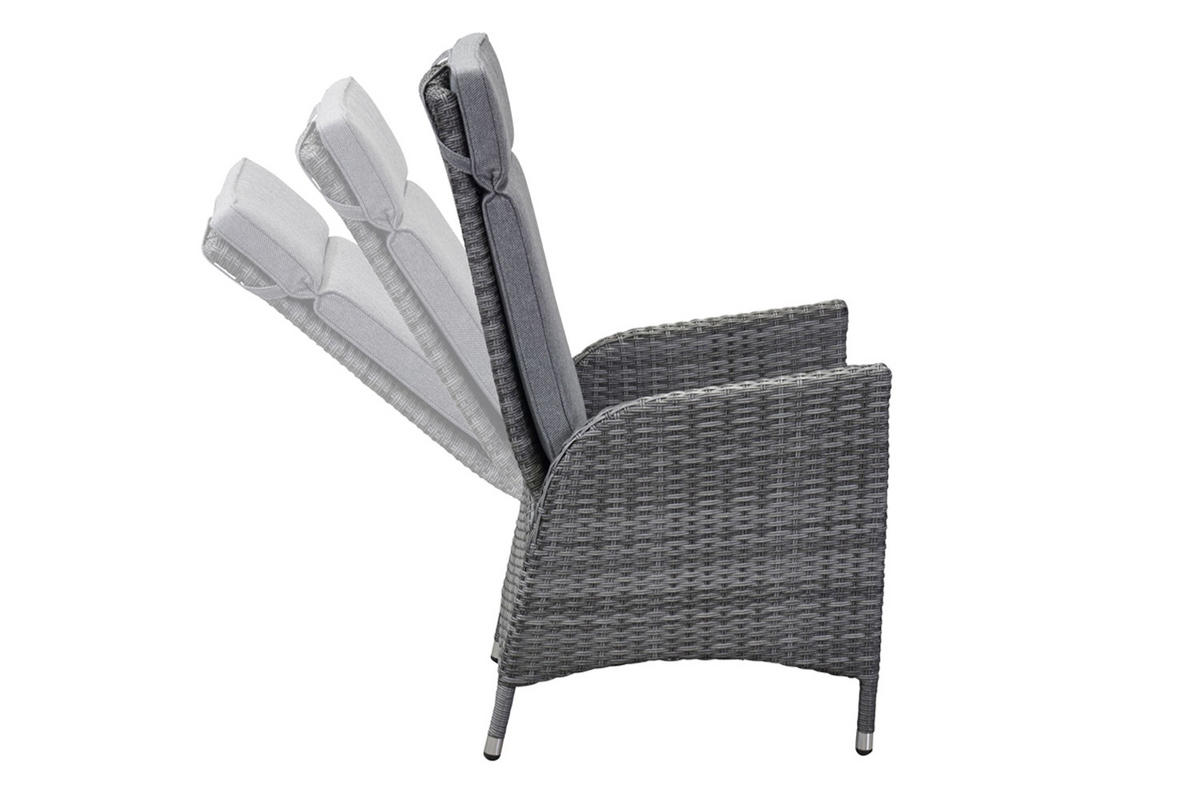 GARTENSTUHL Trenton 68x60x109 cm, Kunststoff, Anthrazit - Anthrazit, Kunststoff (68/109/60cm) - dasmöbelwerk
