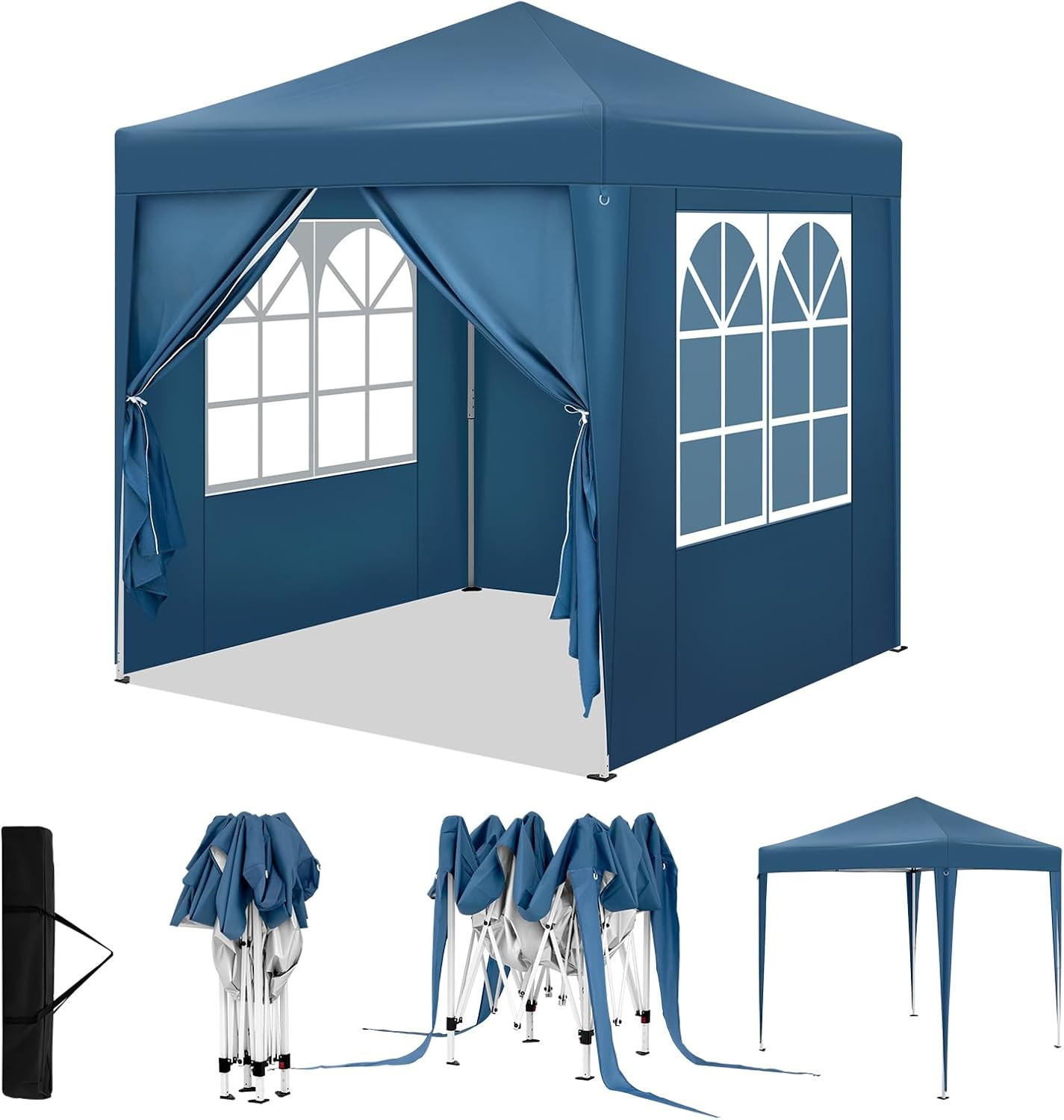 Woltu Pavillon Blau 200x240x200 cm