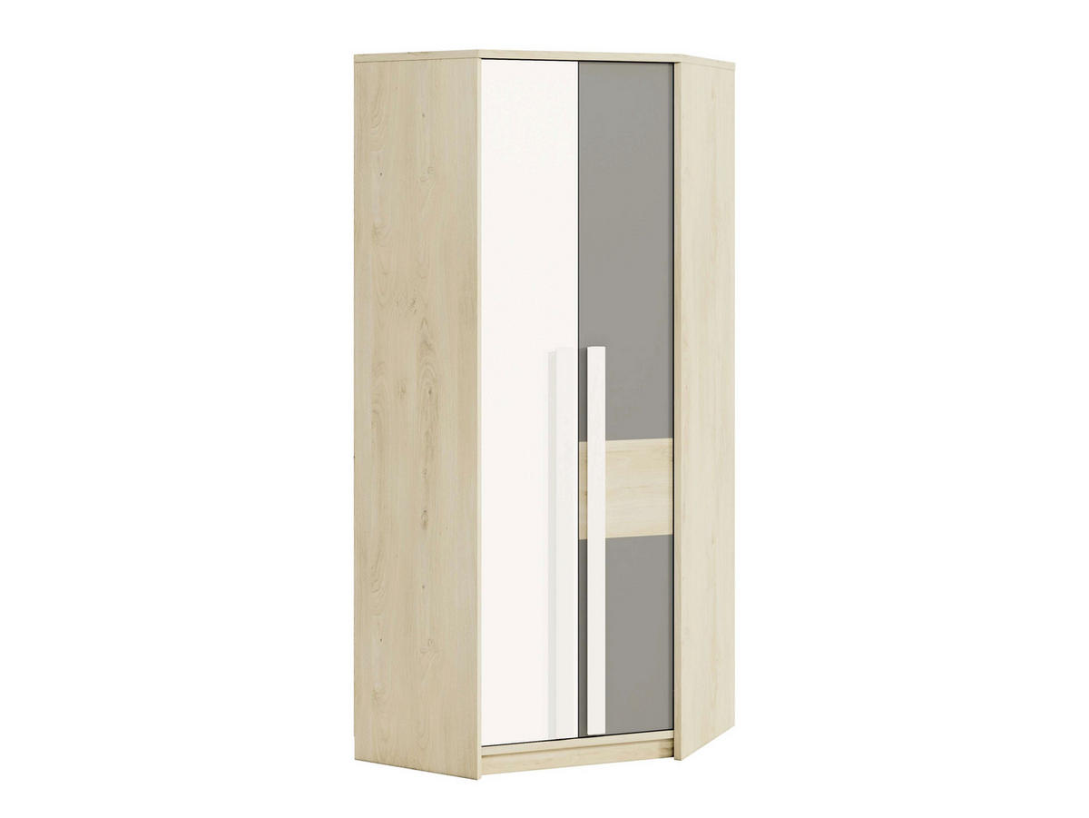 KLEIDERSCHRANK – DROP 0101 – 82 cm – Drop – Weiß - Weiß, Holzwerkstoff (82/199/82cm) - hi-markt