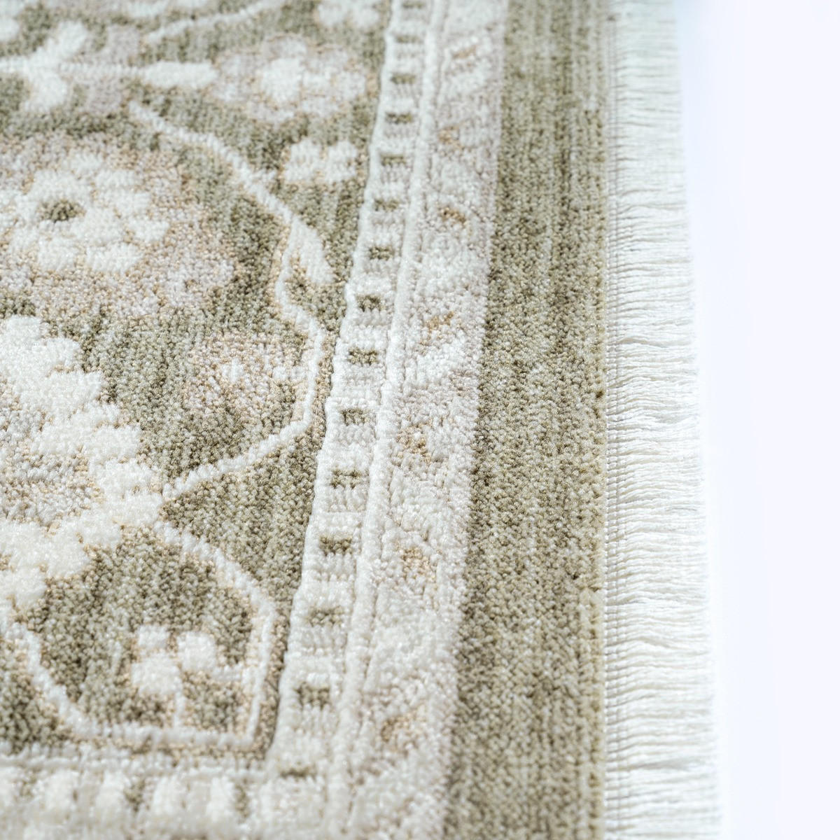 KURZFLORTEPPICH Orientalisch SCRIVIA Polypropylen Grün 160 x 230 cm - Grün, Textil (160/230cm) - KADIMA DESIGN