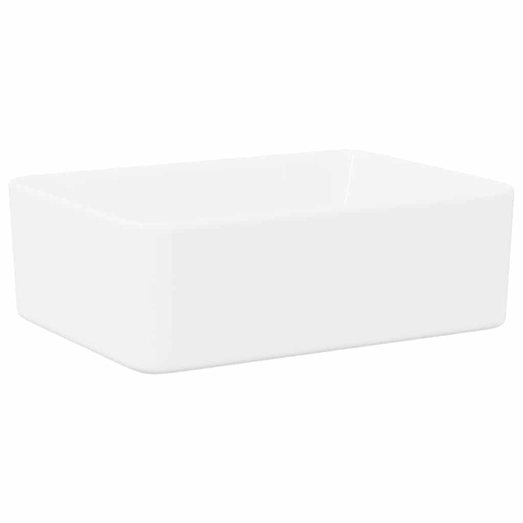 vidaXL Waschbecken Weiß 40x13x30 cm