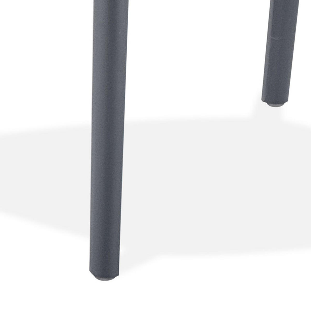 STUHL ENZO dunkelgrau - Dunkelgrau/Anthrazit, Kunststoff (45/81/50cm) - Légia Home