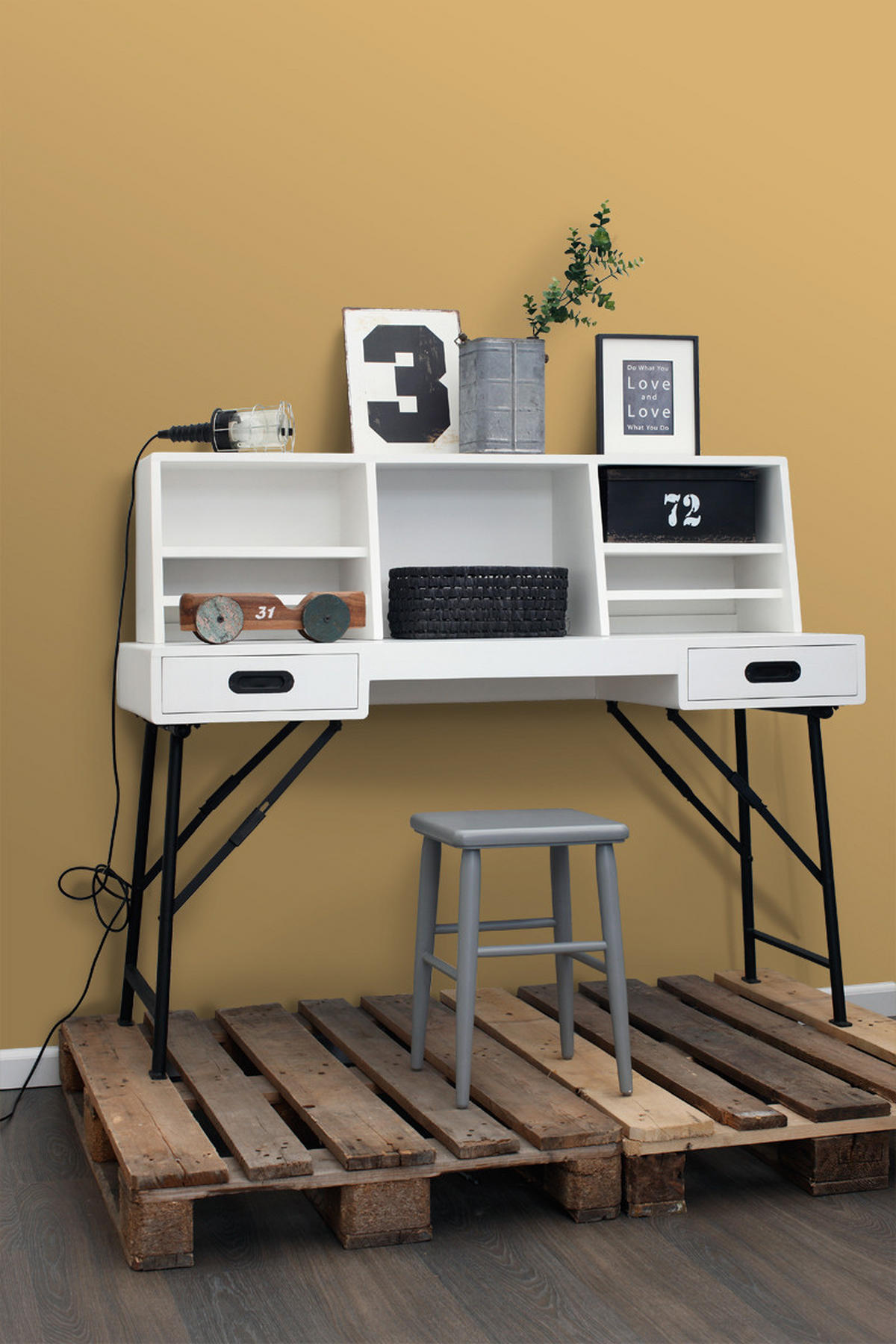 TAPETE Uni 53 cm x 10.05 m - Braun, Papier (53/1000cm) - ESTAhome