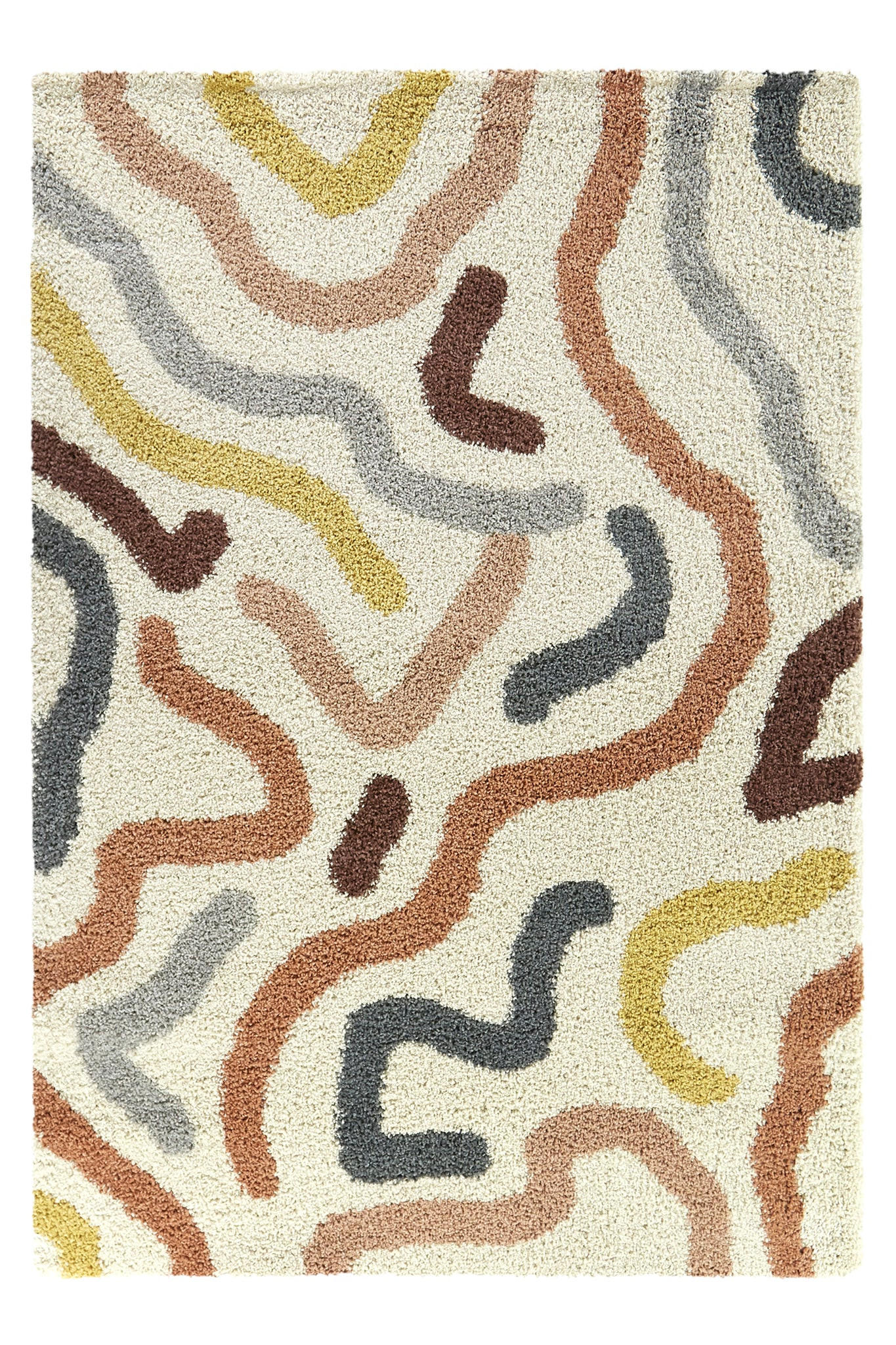TEPPICH dicht bequem mehrfarbig - Multicolor, Textil (160/230cm) - AFK Living
