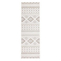 OUTDOOR-TEPPICH Santorini 435 Creme 80x250 cm - Creme, Textil (80/250cm) - carpet city
