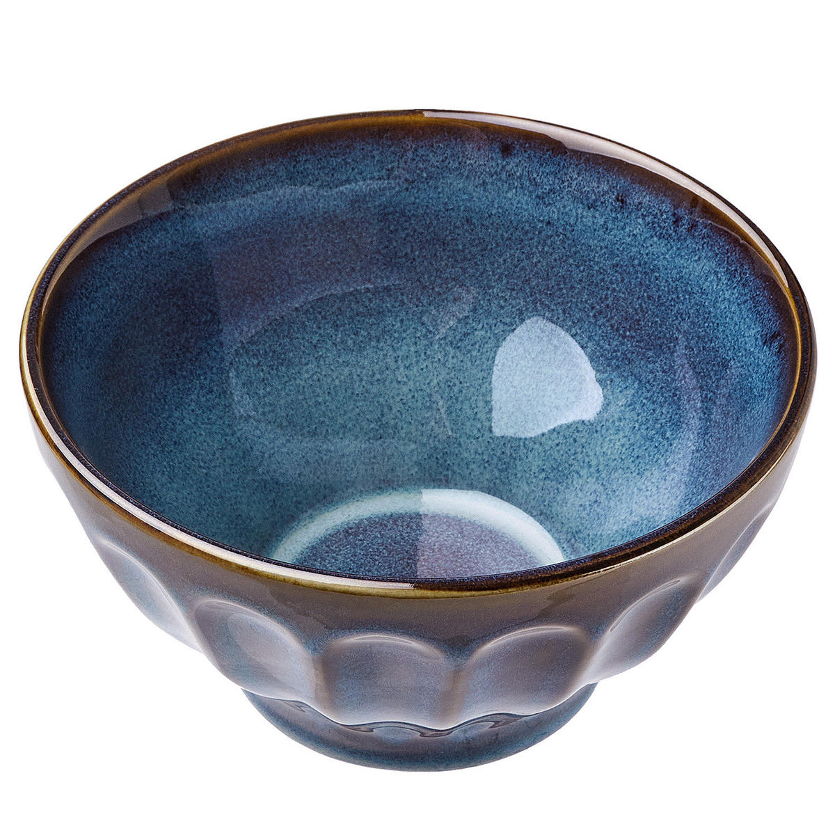 SCHÜSSEL Bergamo - Blau, Keramik (16/16/9cm) - Butlers