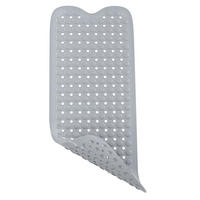 DUSCHMATTE Badewannenmatte 100/40 cm - Grau, Kunststoff (40/100cm) - Intirilife