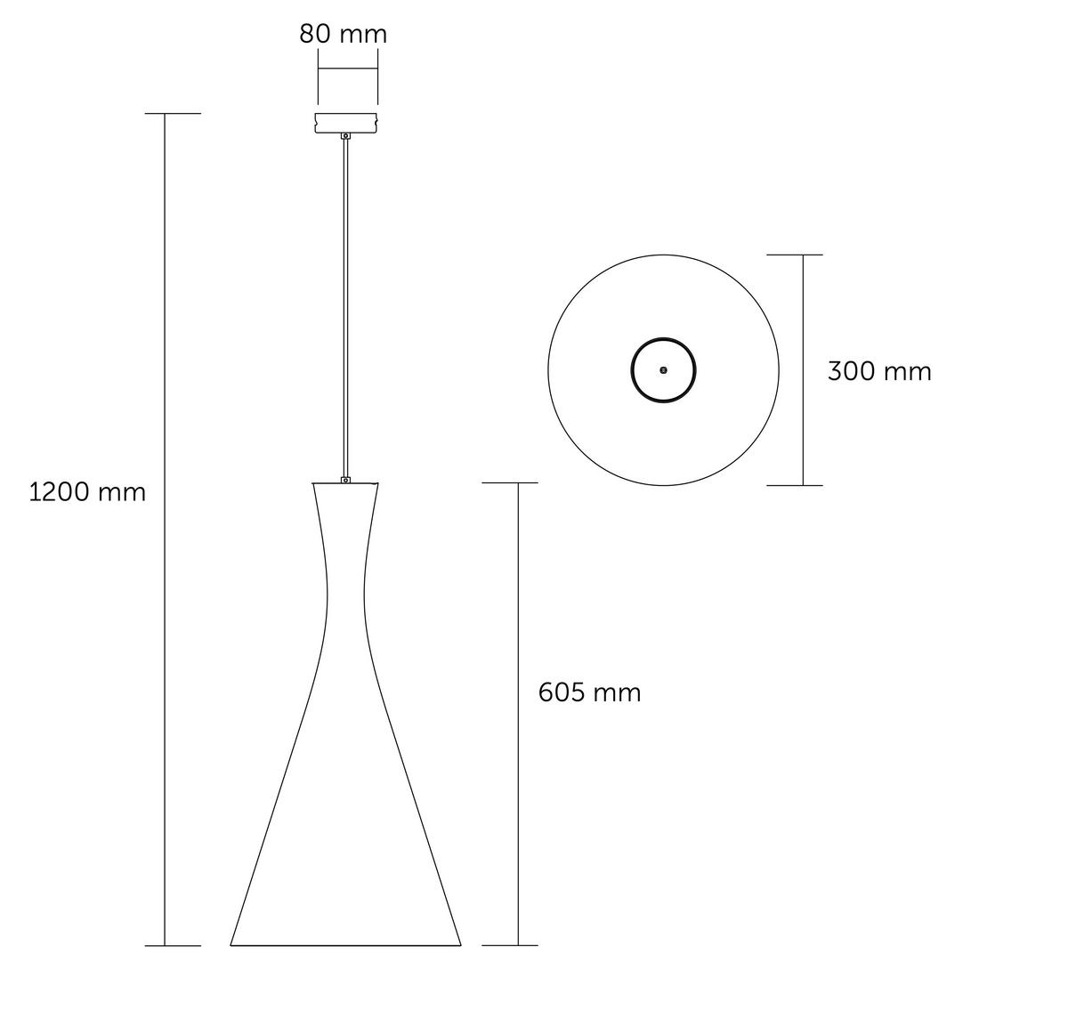 HÄNGELEUCHTE Jaqueline - Weiß, Metall (30/30/120cm) - Lumicom