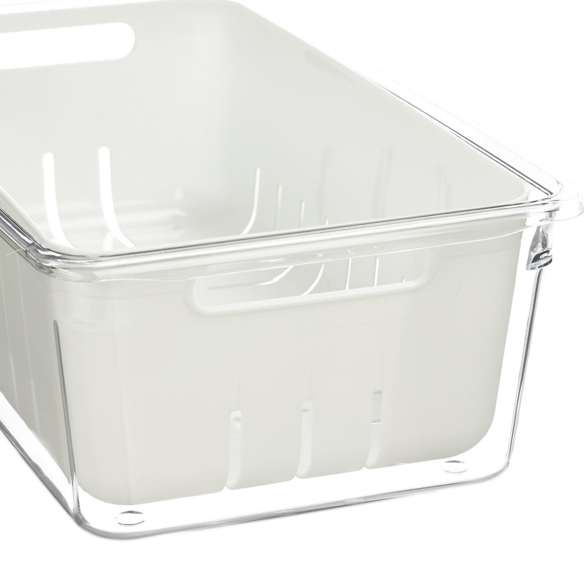 4XORGANIZÉR do chladničky - různobarevná, plast (32/10/17.5cm) - Relaxdays