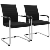 SCHWINGSTUHL 2 Metall Schwarz - Schwarz, Metall (55/90/62cm) - CLP