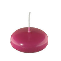 SCHWIMMKERZEN Fuchsia Pink 32 x Ø 80 mm, 8 Stück - Pink, Paraffin (8/3.2/3.2cm) - Kopschitz Kerzen