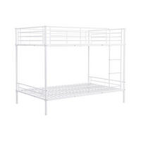 ETAGENBETT - 2 x 120 x 190 cm - Weiß - DUOTIS II - Weiß, Metall (126/198cm) - Vente-Unique