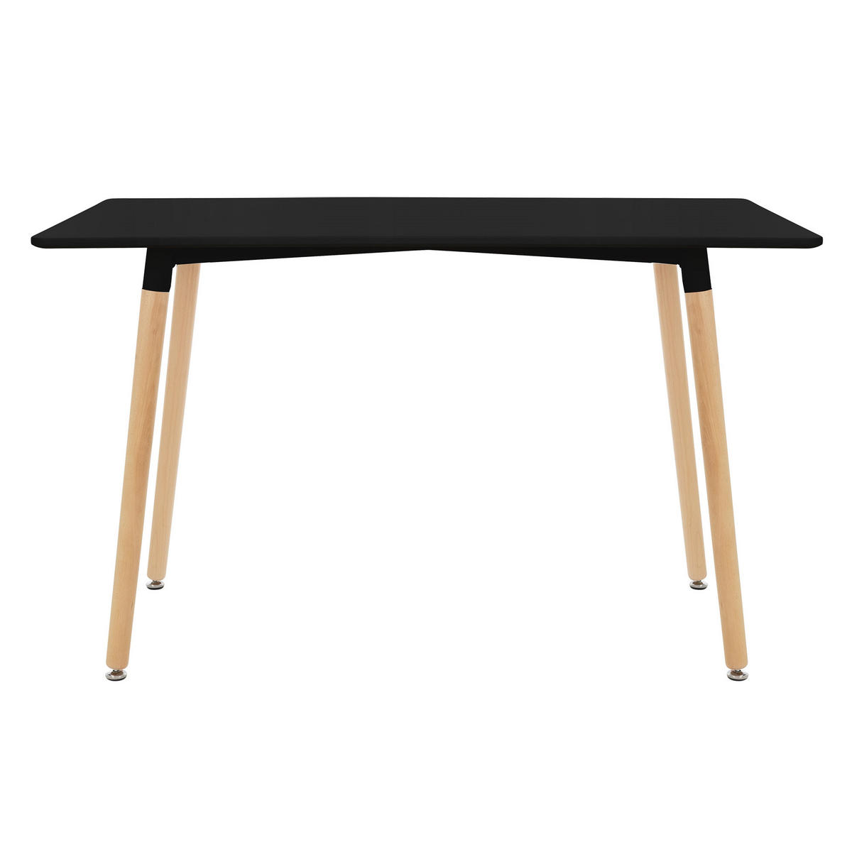 ESSTISCH schwarz 120/70/75 cm - Schwarz, Holzwerkstoff (120/70/74.5cm) - ML-DESIGN