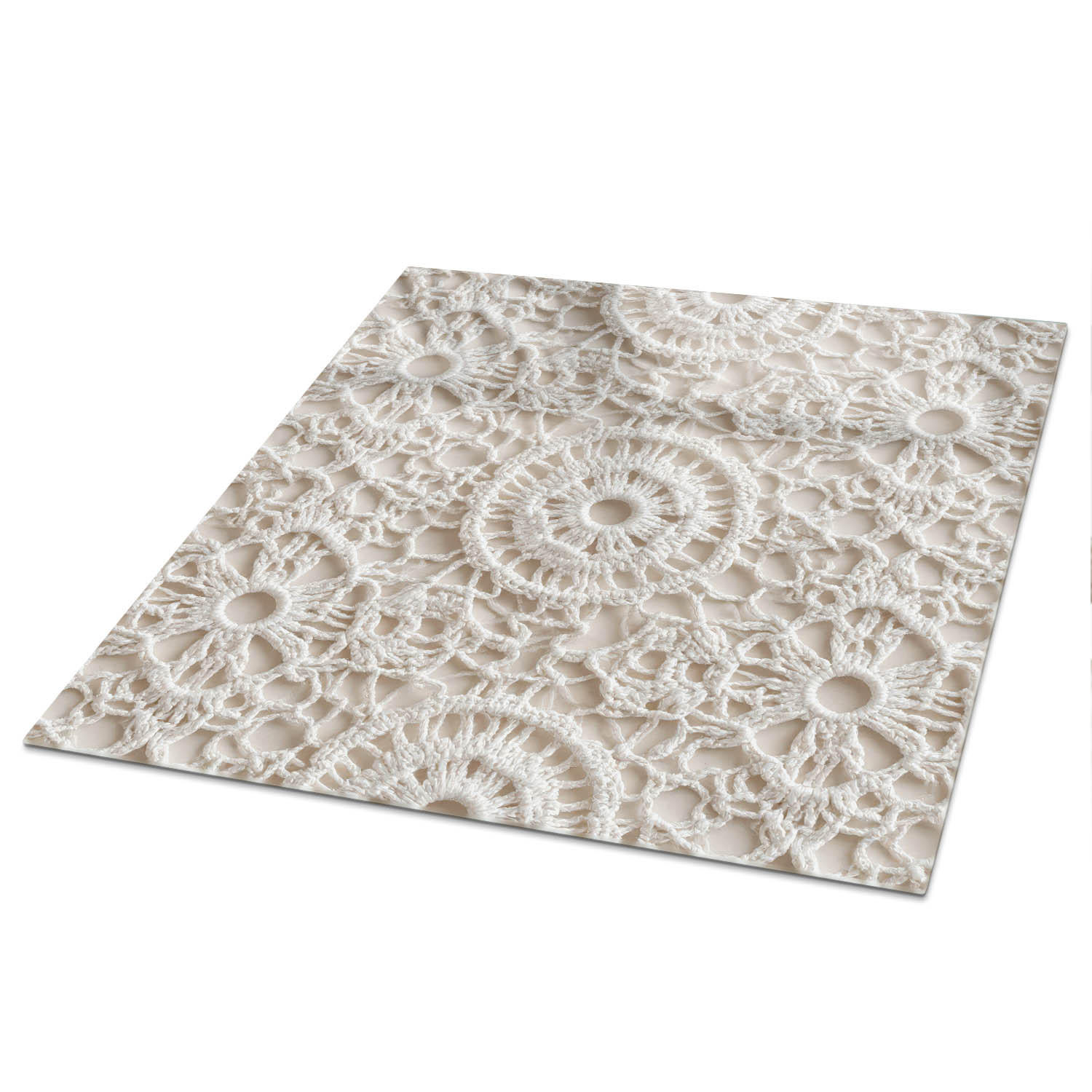 Wallfluent Tischplatte Grau 50x0.4x50 cm