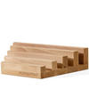 KÜCHENBRETTCHENHALTER HEMERO - Buchefarben, Holz (19/32/8cm) - KONSIMO®