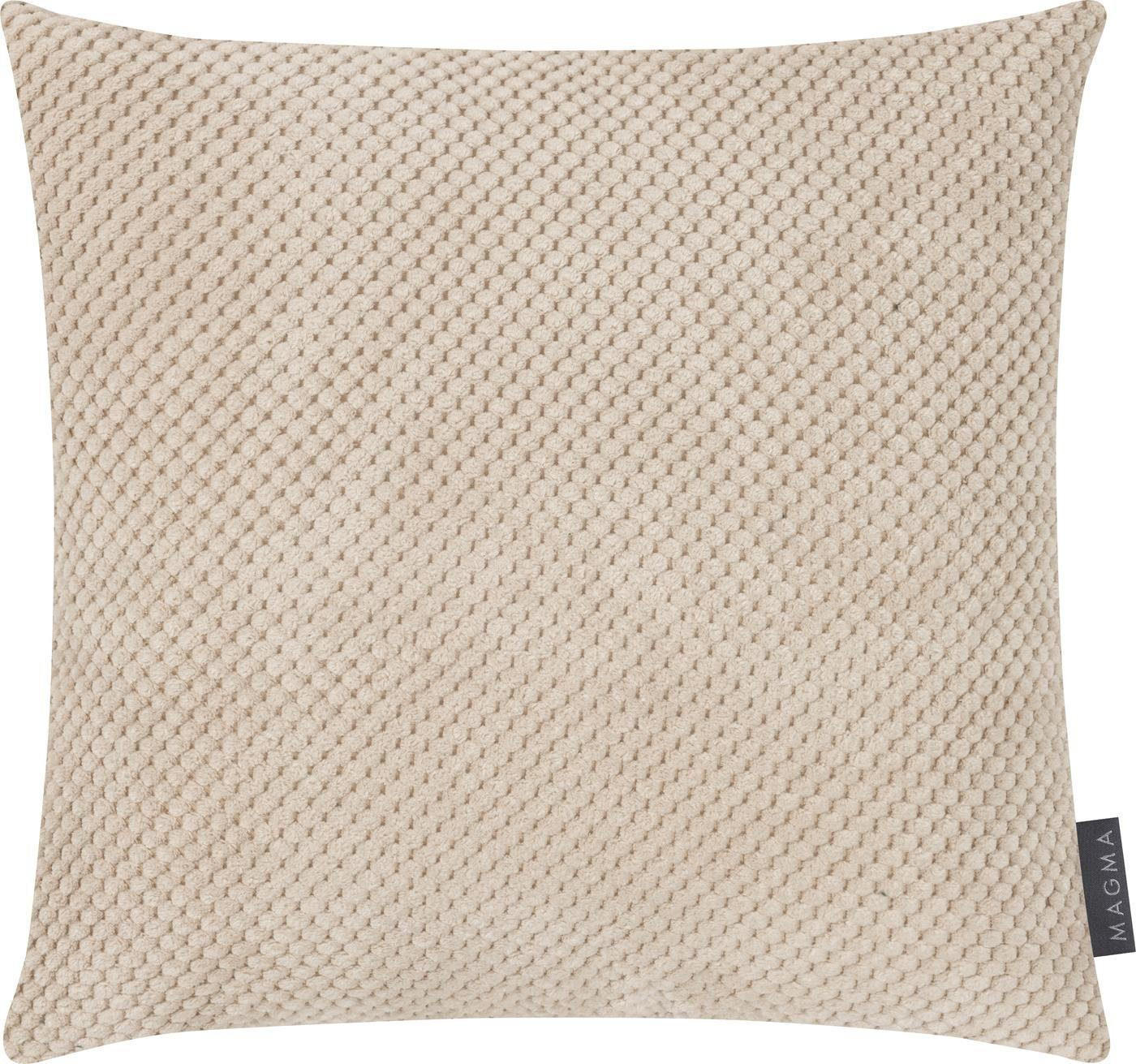 KISSENHÜLLE 2er Set Comodo - Beige, Textil (40/40cm) - Magma Heimtexx