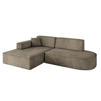 ECKSOFA Ottomane Links IREA-L1-v4 - 234x171x79 cm Braun - Braun, Holzwerkstoff/Textil (234/171cm) - ALTDECOR