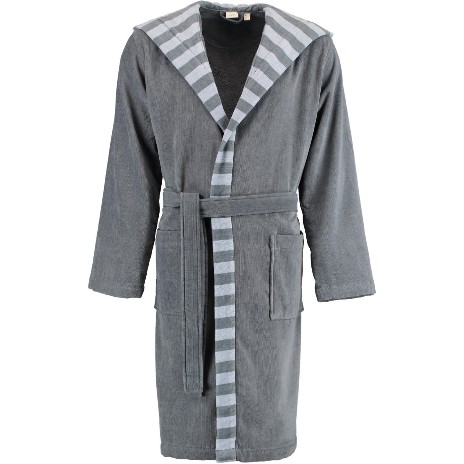 BADEMANTEL HERREN KAPUZE DAY MEN GREY STEEL - 740 - Grau, Textil (Snull) - Esprit