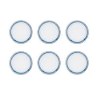 TELLER Cosmos Ø21,5cm - 6er-Set - Azur - Blau, Keramik (21.5cm) - Björn