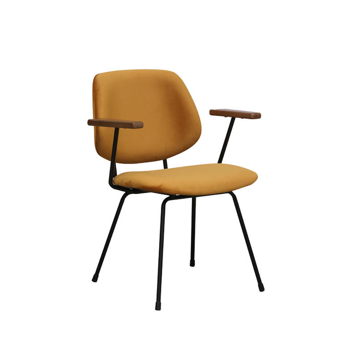 ESSZIMMERSTUHL Gastron - Ocher - 65/86/66 cm - 2er-Set - Gelb, Textil (65/86/66cm) - LABEL51