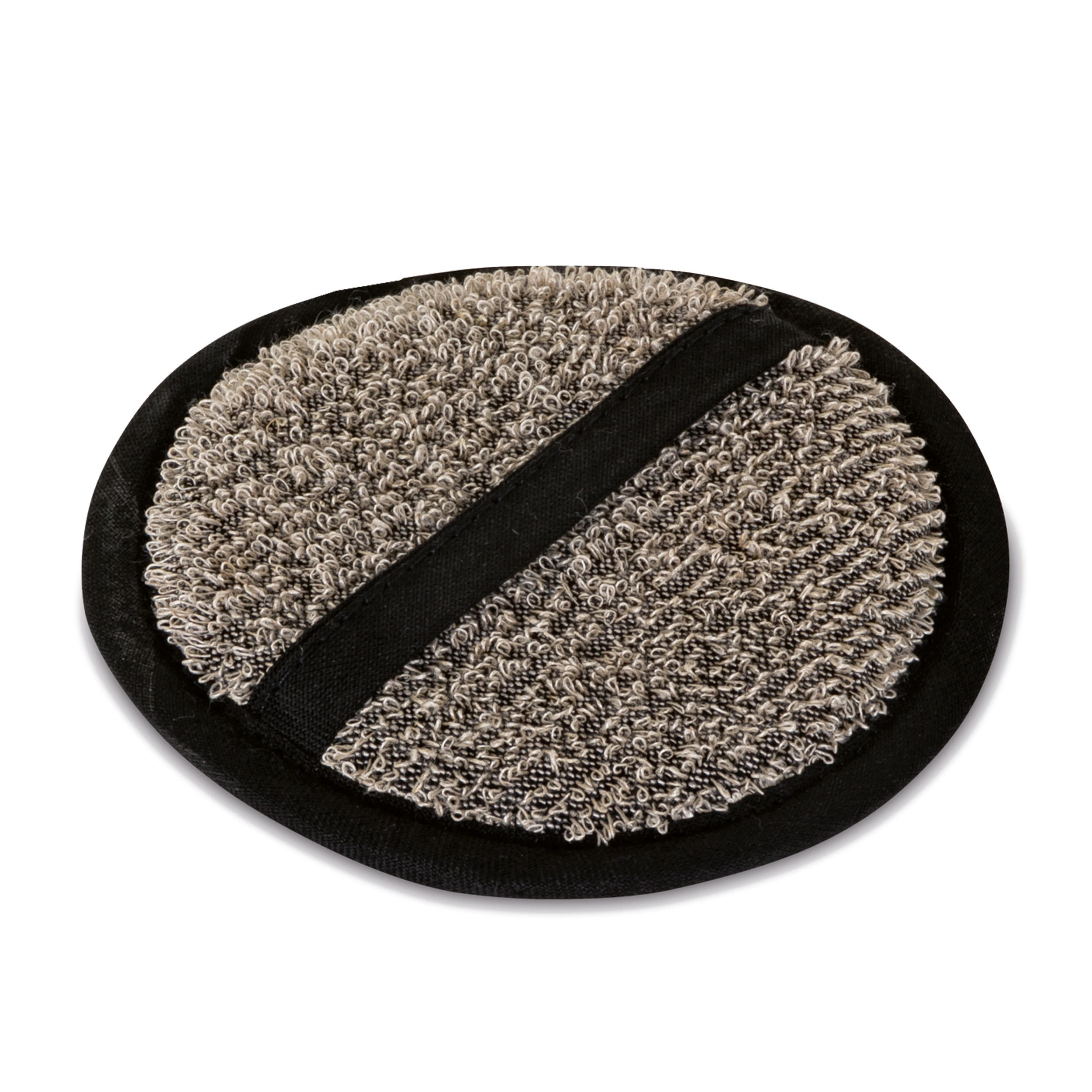 MASSAGE-SCHWAMM SAUNA - Schwarz, Textil (15/15/15cm) - MÖVE