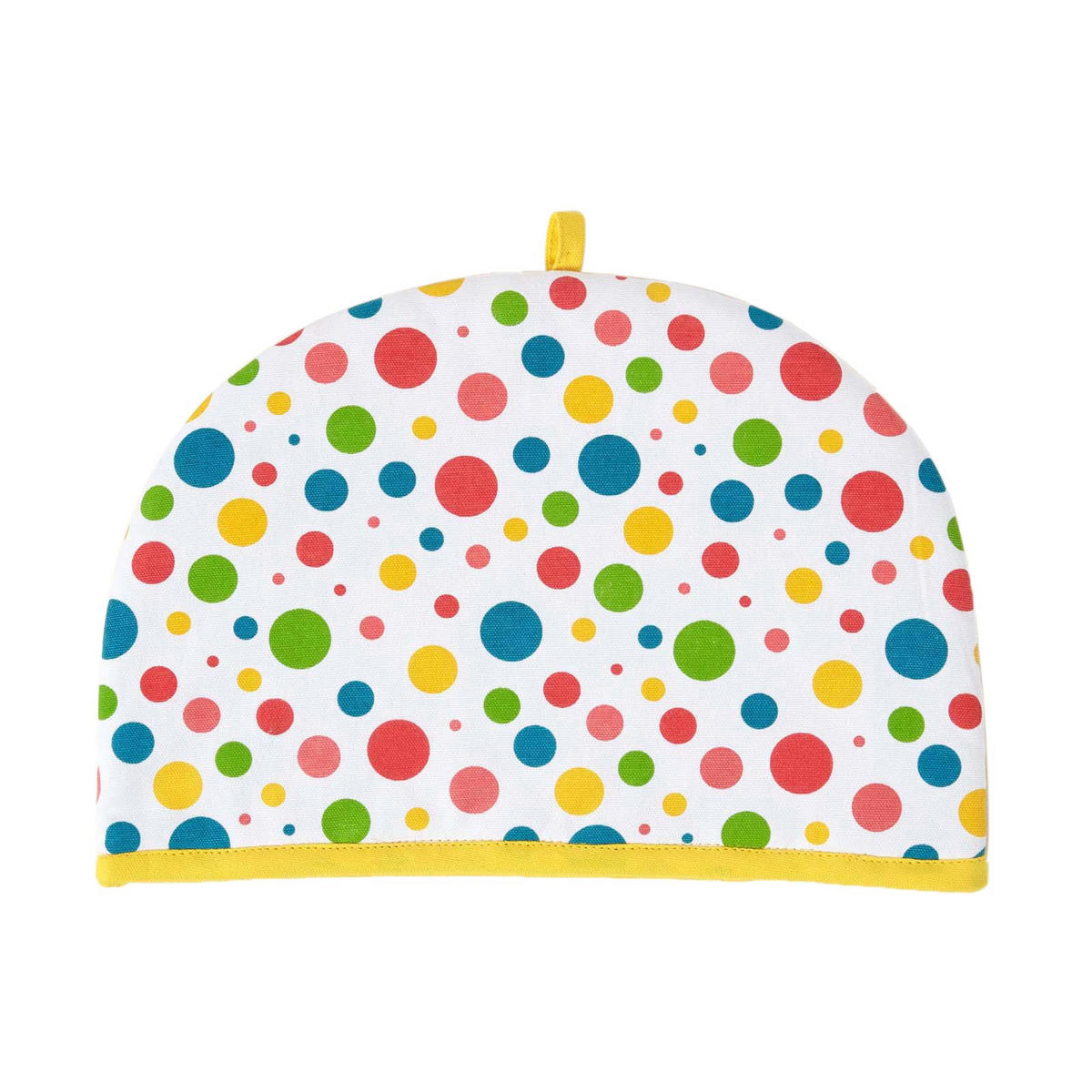 TEA COSY – Stoff-Teewärmer Bunte Punkte - Multicolor, Textil (36/24/36cm) - Homescapes
