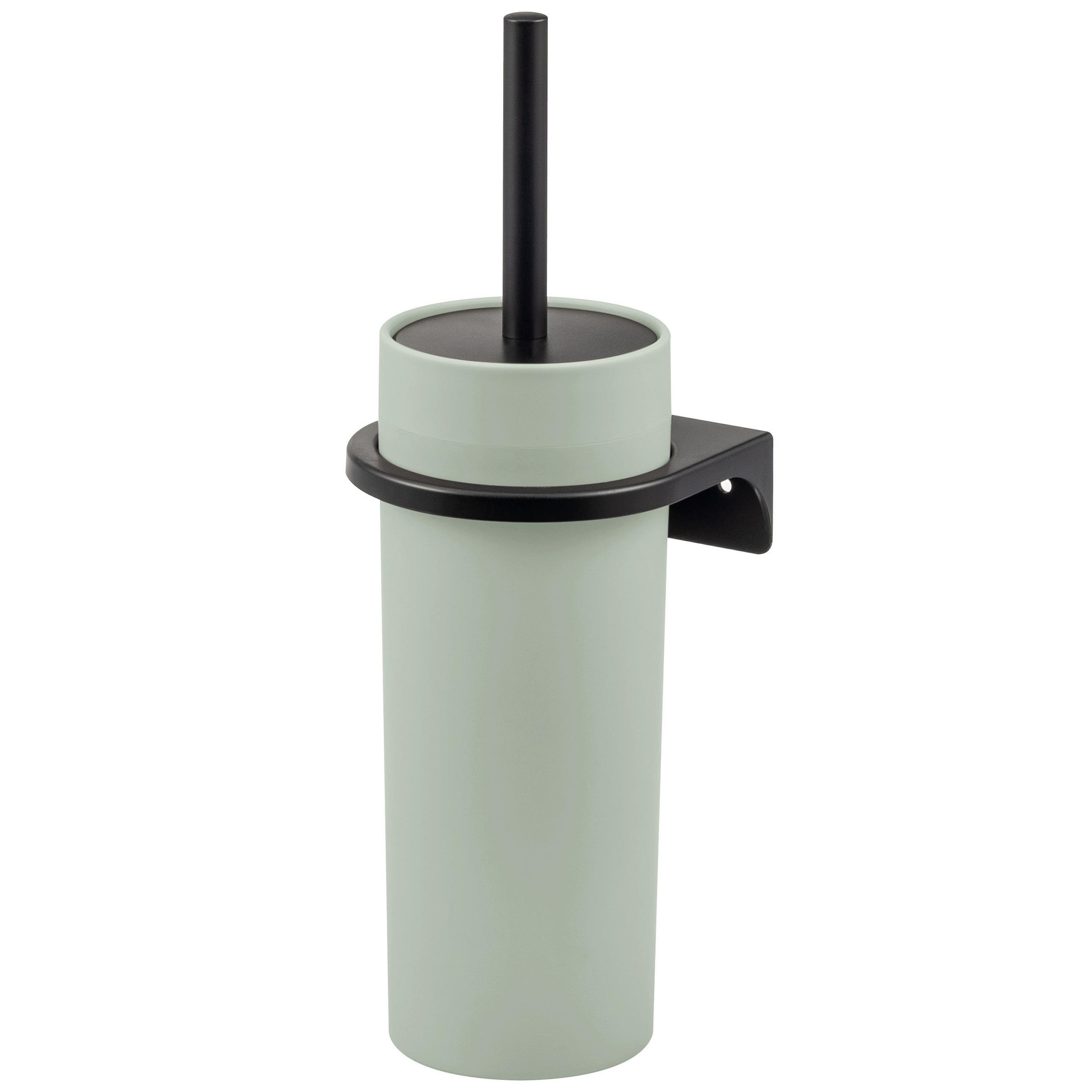 WC-GARNITUR SAVONA, salbei, Kunststoff - Salbeigrün, Kunststoff (12/36.5/13cm) - bremermann