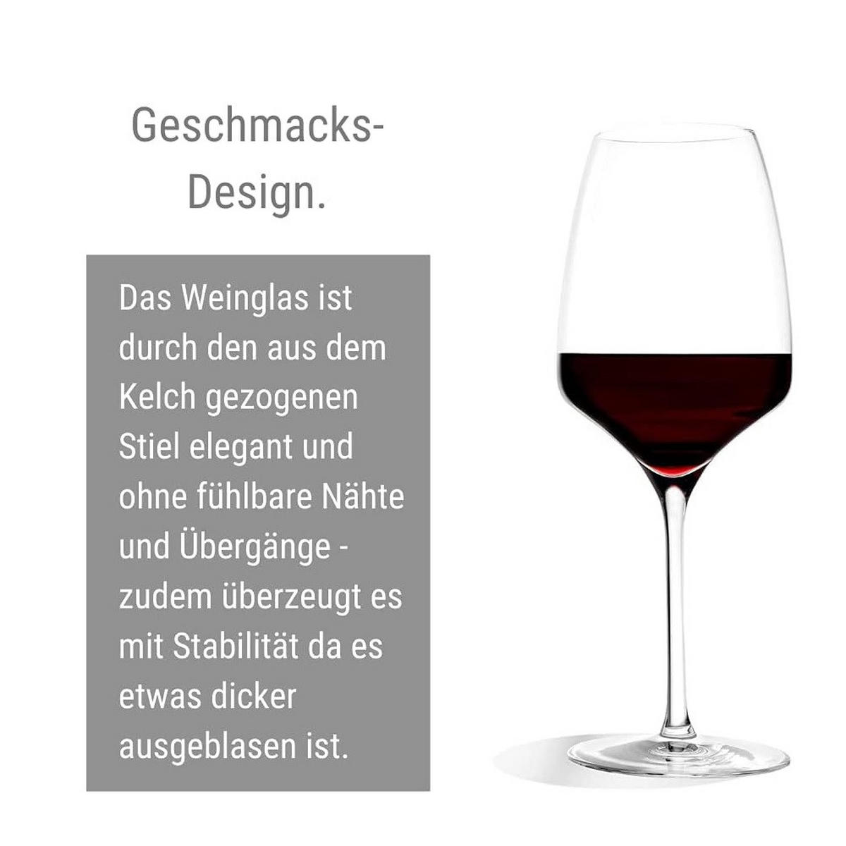 EXPERIENCE Bordeauxglas (6er set ) - Transparent, Glas (0.645L) - Stölzle