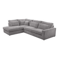 ECKSOFA CAMBO MINI Ohne Schlaffunktion, Hellgrau - Hellgrau, Textil (280/224cm) - Fedve
