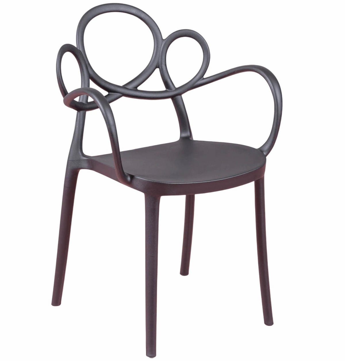 STUHL Kunststoff Schwarz - Schwarz, Kunststoff (56/84/45cm) - Nest Dream