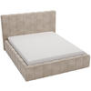 DOPPELBETT mit Bettkasten 180x200 Porto, Lattenrost, Beige - Beige, Holz/Textil (180/200cm) - Emporius
