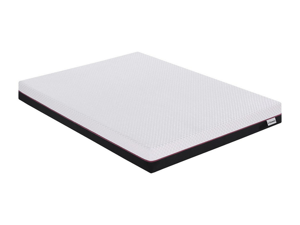 STANDARDMATRATZE - 1 Person - stoff - weiß Ryze - Weiß, Textil (120/190cm) - Vente-Unique