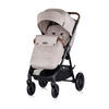 KOMBIKINDERWAGEN Ultera 3 in 1 hellbraun Babyschale Fußabdeckung klappbar Korb - Braun, Metall (75/56/102cm) - Chipolino