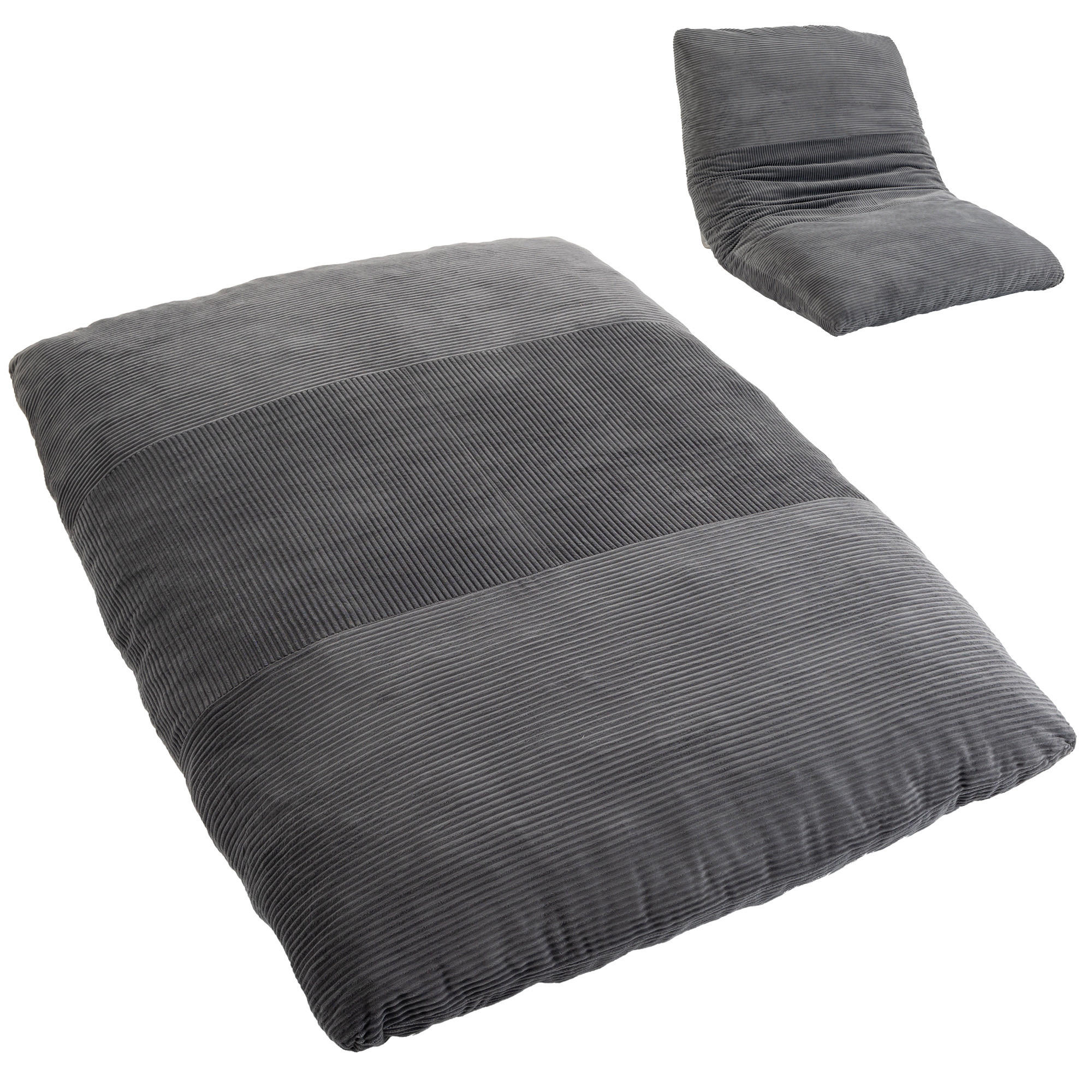 XXXLutz Sofa Dunkelgrau 98x95x145 cm