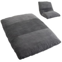 SOFA Dunkelgrau 145.0/98.0/95.0cm - Dunkelgrau, Textil (98/95/145cm)