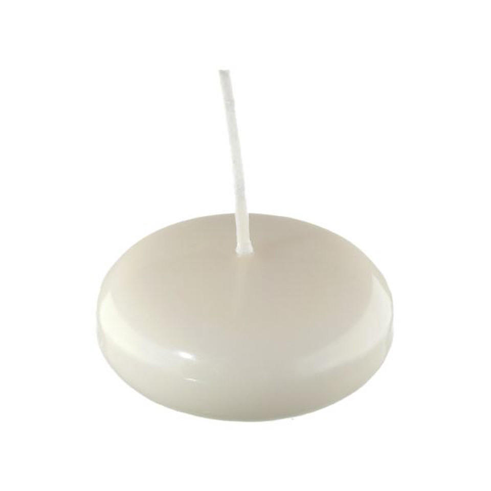 SCHWIMMKERZEN Vanilla 24 x Ø 60 mm, 20 Stück - Beige, Paraffin (6/2.4/2.4cm) - Kopschitz Kerzen