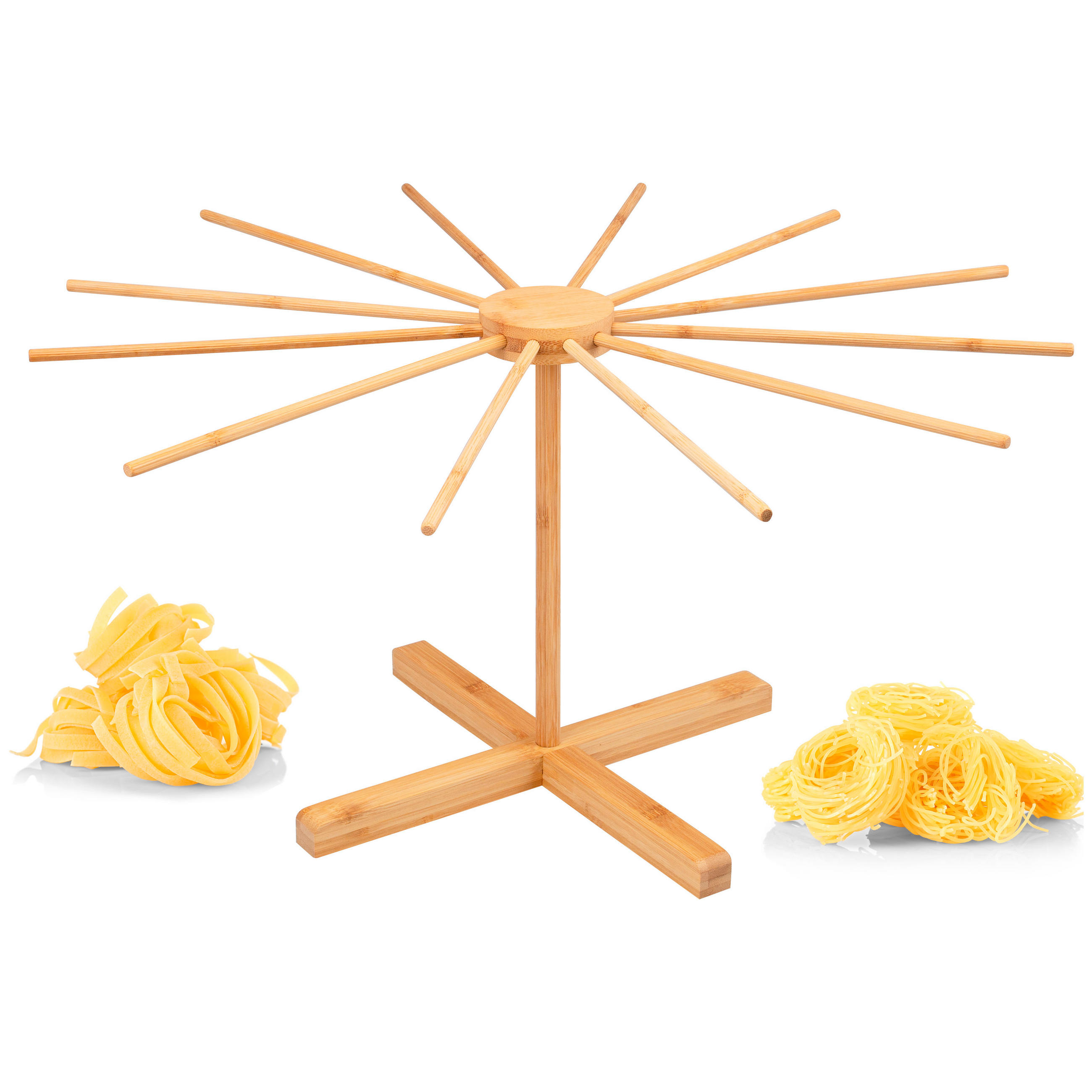 NUDELTROCKNER, Bambus - Hellbraun, Holz (62.5/31/62.5cm) - bremermann