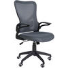 DREHSTUHL Stoff Grau - Grau, Kunststoff/Textil (54/99/61cm) - CLP