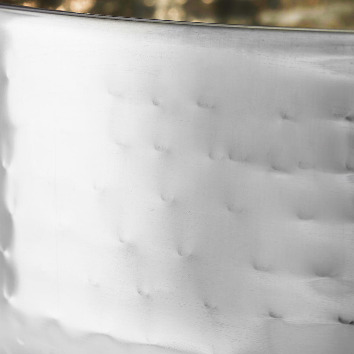 SALATSCHÜSSEL Set - Silberfarben, Metall (28/28/10cm) - Relaxdays