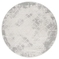 KURZFLOR-TEPPICH Antik 215 Grau 200 cm Rund - Grau, Textil (200/200cm) - carpet city