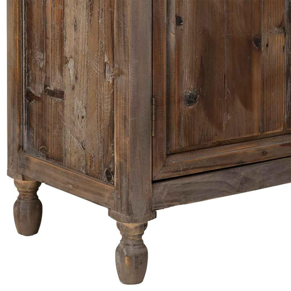 SIDEBOARD aus Holz mit 4 türen 160x40x85 cm - Braun, Holz (160/85/40cm) - Wanderlust