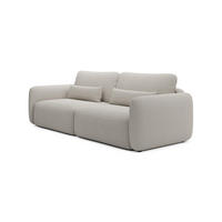 SOFA MOSSA Grau 238x103x87 cm - Grau, Textil (238/87/103cm) - FURNLUX