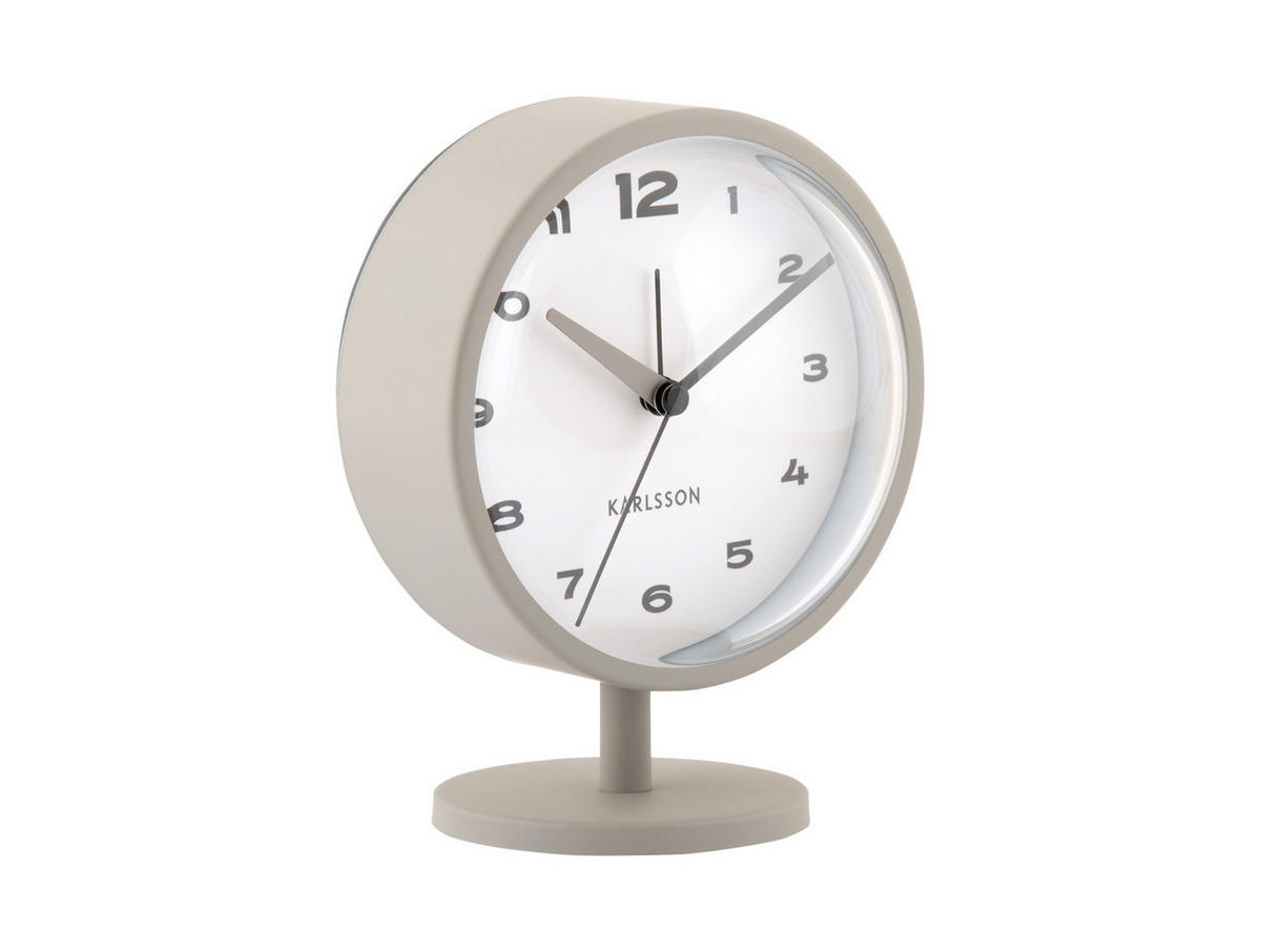WECKER Brisk Dome 6/11/13 cm - Grau, Metall (11/13/6cm) - Karlsson