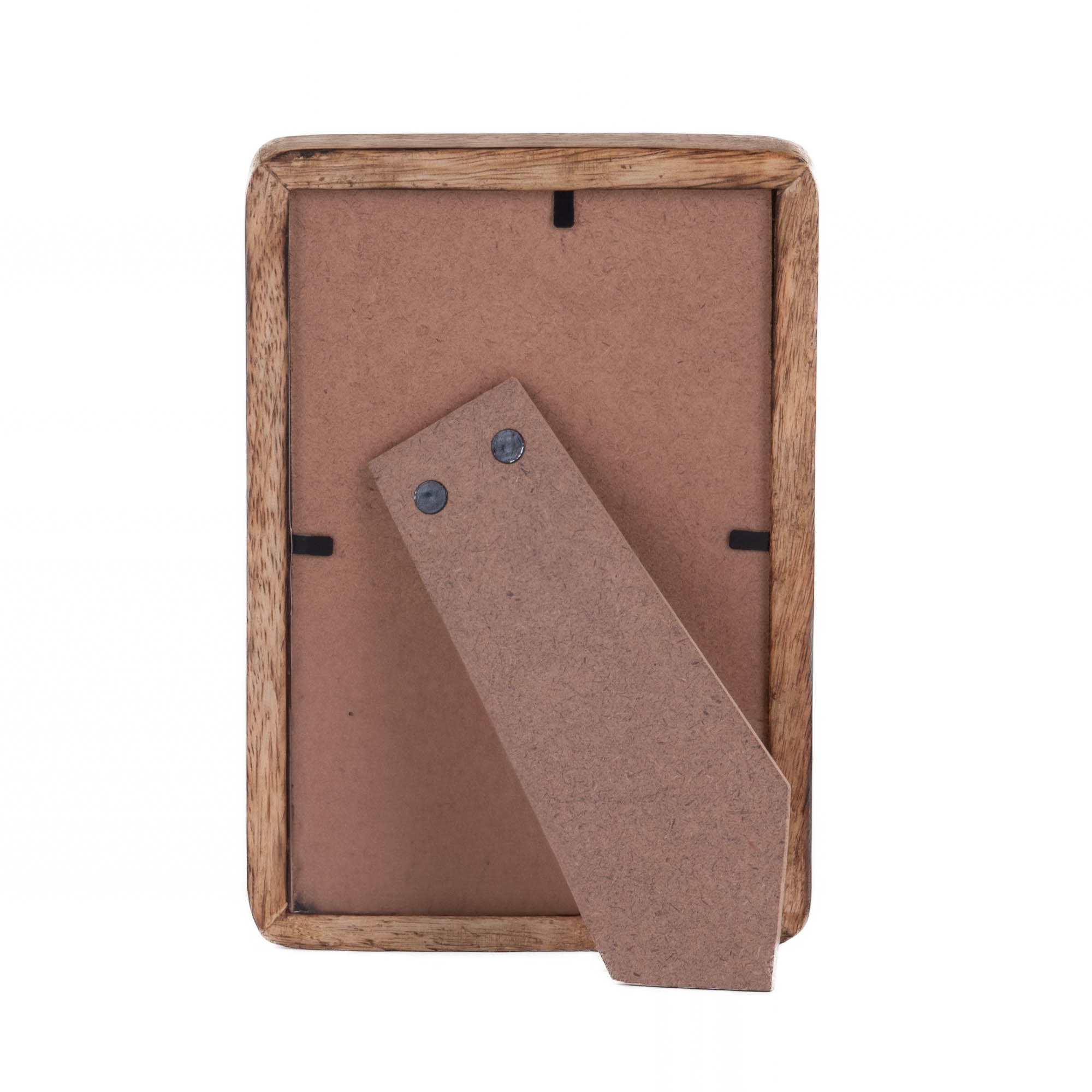 Thumbnail - Home Styling Collection Fotorahmen, Braun, Holz, 12.5x17.5x2 cm, Bilder und Zubehör, Bilderrahmen, Bilderrahmen Holz