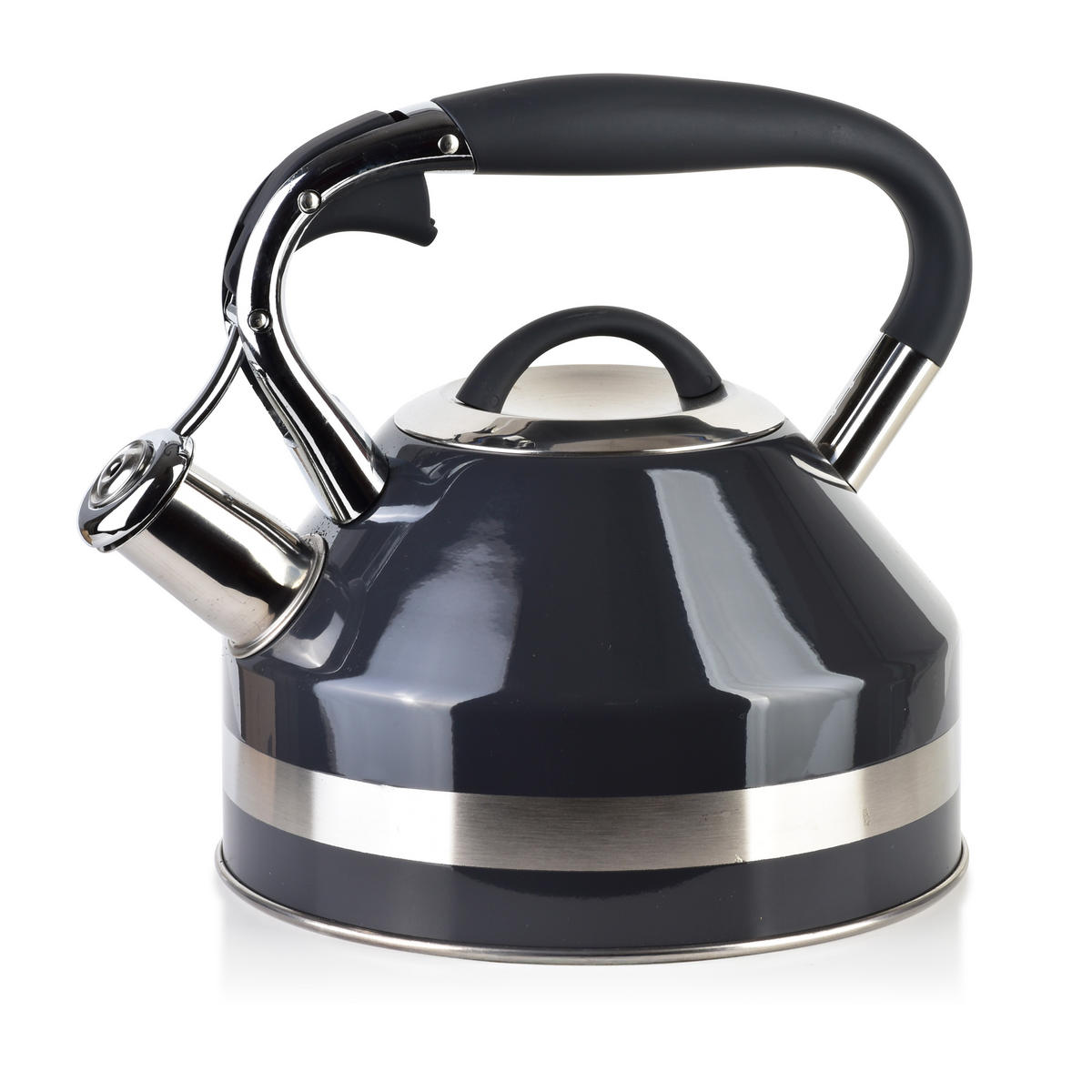 WASSERKESSEL Georg Grau 19.5/19.5/22 cm Metall - Grau, Metall (19.5cm) - Mondex