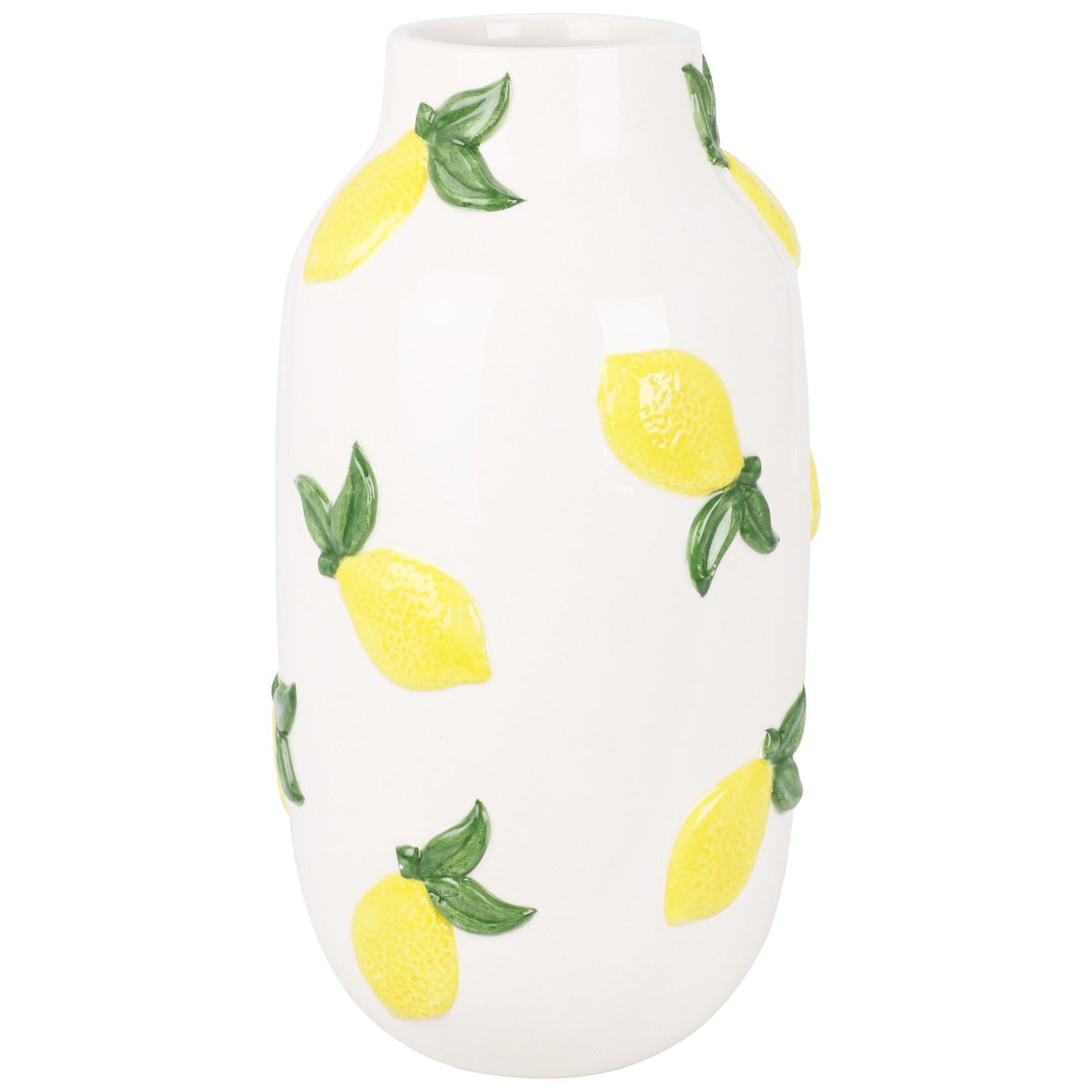 OBSTVASE Frun 16/16/29,5 cm - Gelb, Keramik (29.5cm) - Home Styling Collection