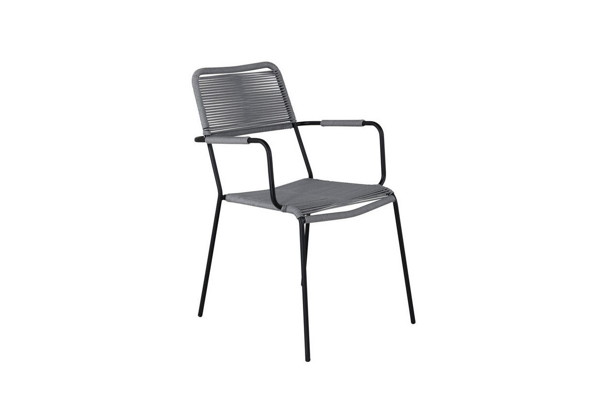 GARTENSTUHL 2er Set Grau - Grau, Holzwerkstoff (55/85/66cm) - ebuy24