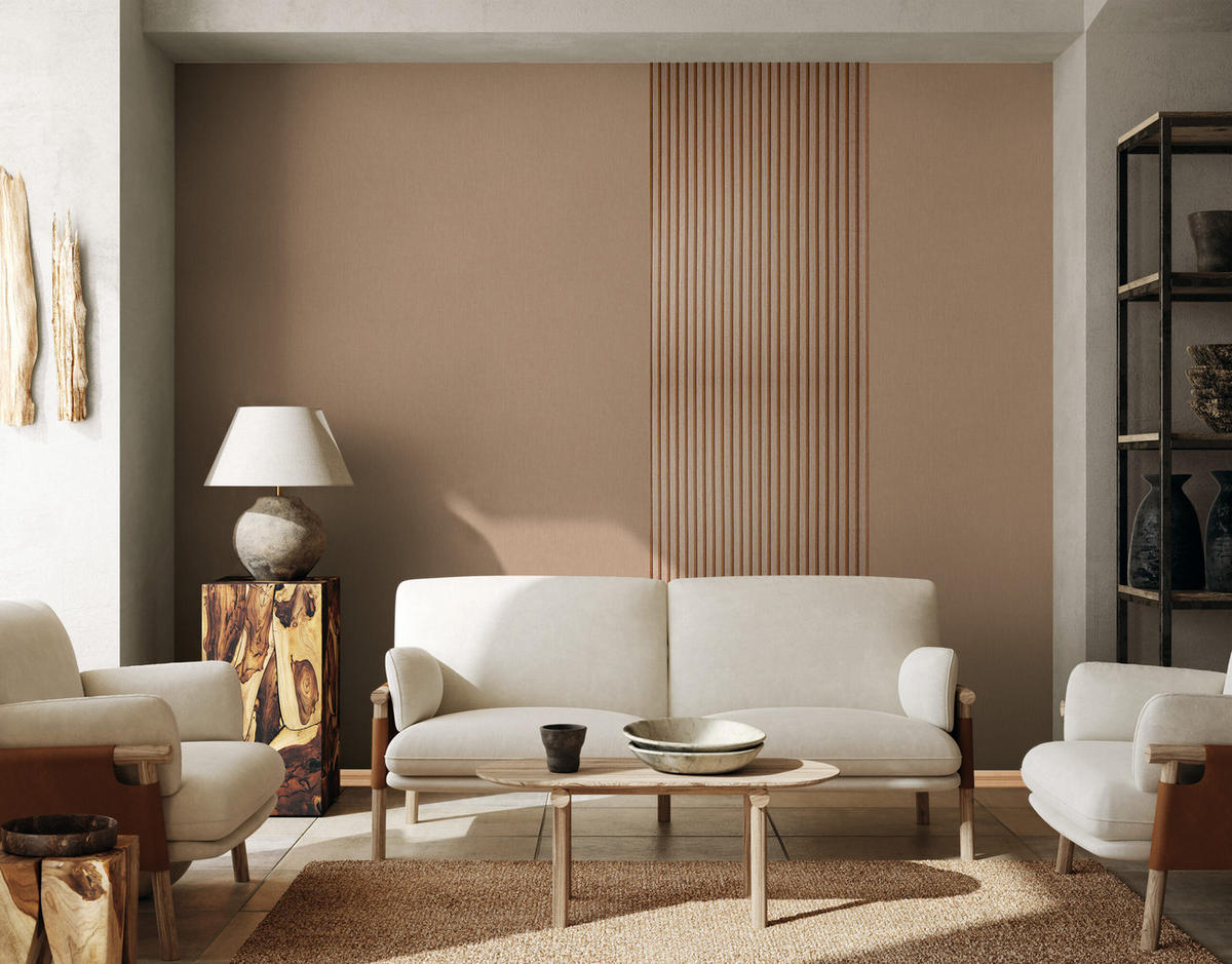 VLIESTAPETE Streifen Tapete braun - Braun, Papier (53/1005cm) - marburg